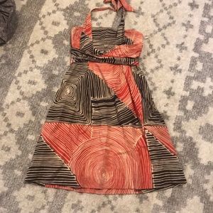 Anthropology halter sundress